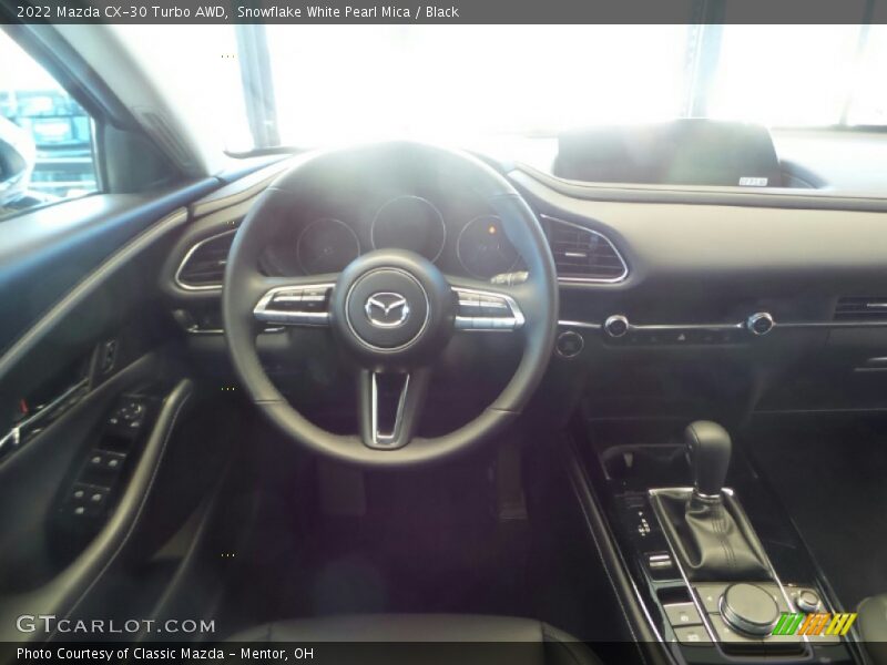 Snowflake White Pearl Mica / Black 2022 Mazda CX-30 Turbo AWD