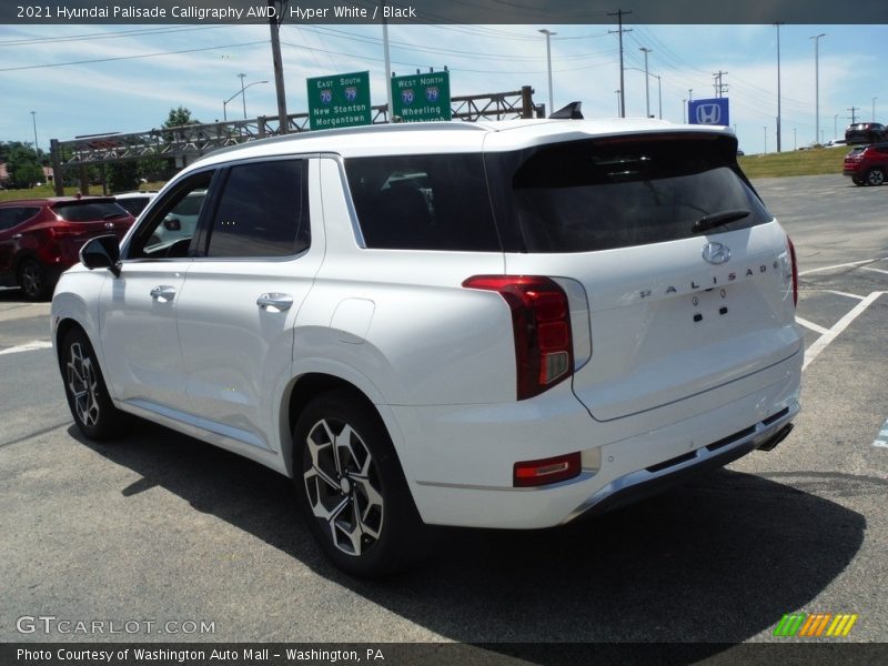 Hyper White / Black 2021 Hyundai Palisade Calligraphy AWD