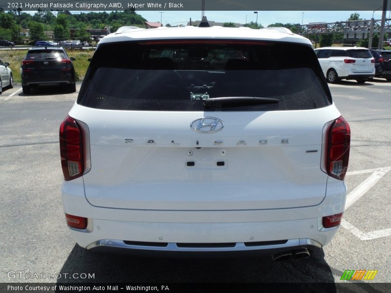 Hyper White / Black 2021 Hyundai Palisade Calligraphy AWD