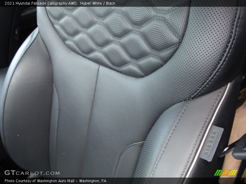 Hyper White / Black 2021 Hyundai Palisade Calligraphy AWD