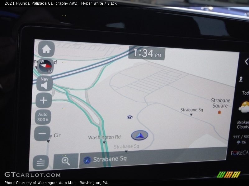 Hyper White / Black 2021 Hyundai Palisade Calligraphy AWD