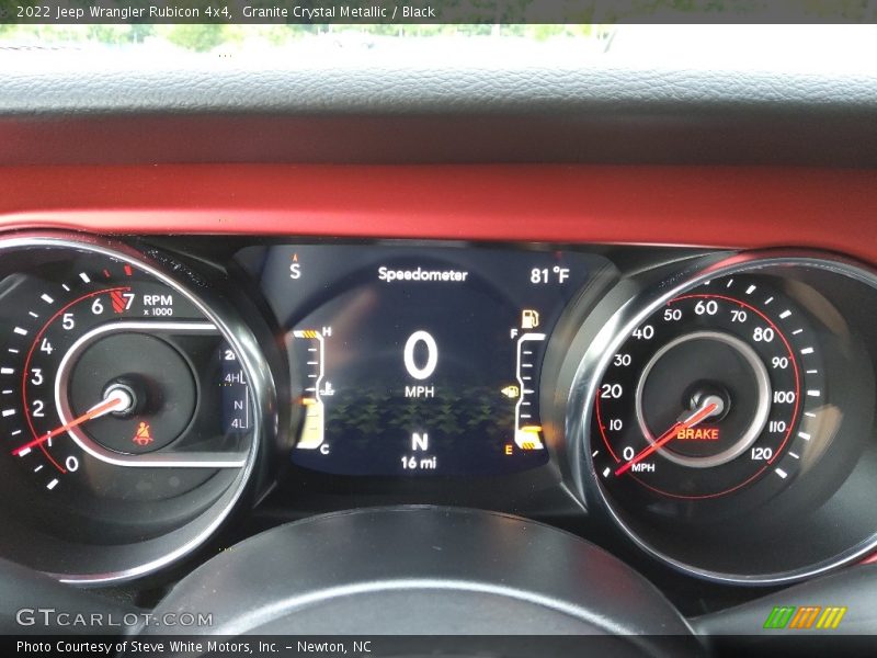  2022 Wrangler Rubicon 4x4 Rubicon 4x4 Gauges