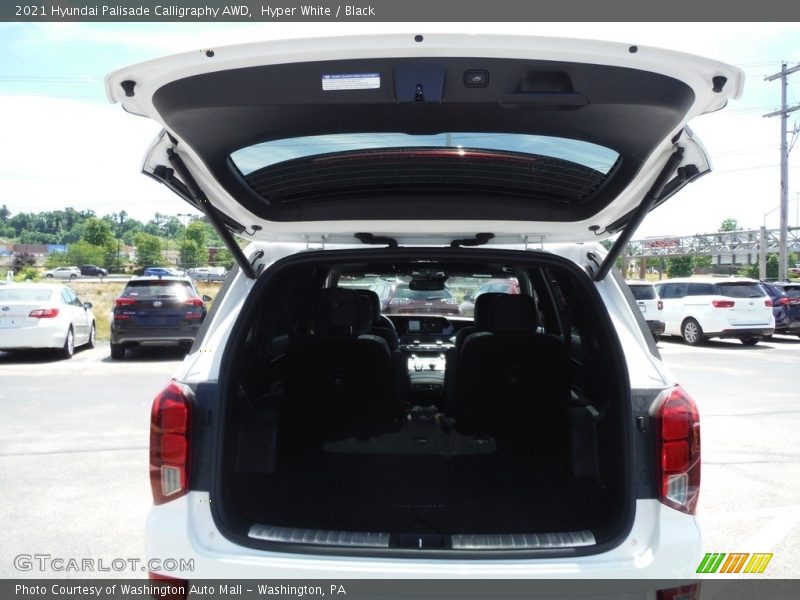 Hyper White / Black 2021 Hyundai Palisade Calligraphy AWD