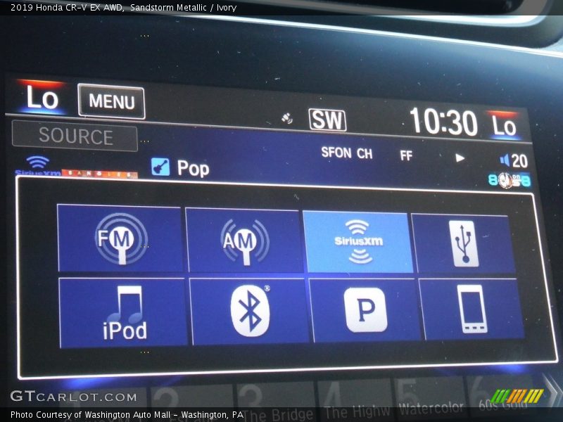 Sandstorm Metallic / Ivory 2019 Honda CR-V EX AWD