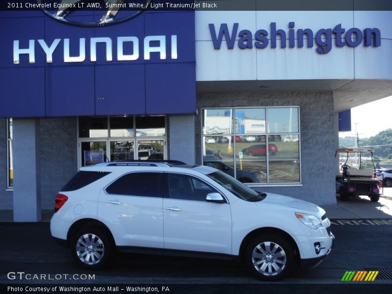 Summit White / Light Titanium/Jet Black 2011 Chevrolet Equinox LT AWD