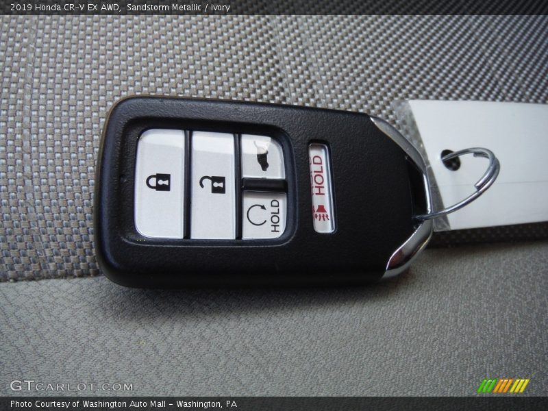 Sandstorm Metallic / Ivory 2019 Honda CR-V EX AWD