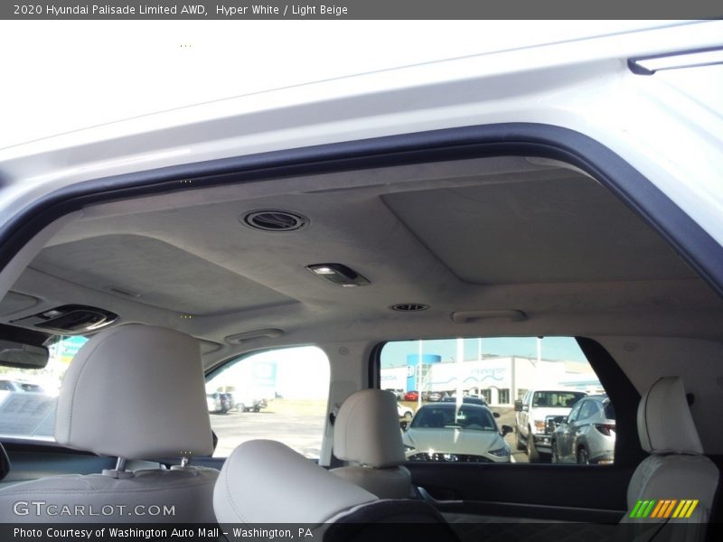 Hyper White / Light Beige 2020 Hyundai Palisade Limited AWD