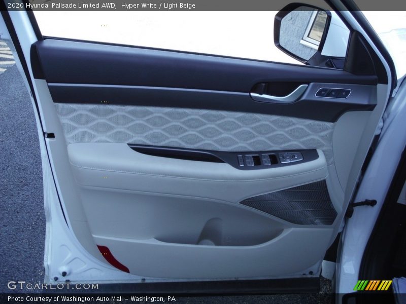 Hyper White / Light Beige 2020 Hyundai Palisade Limited AWD