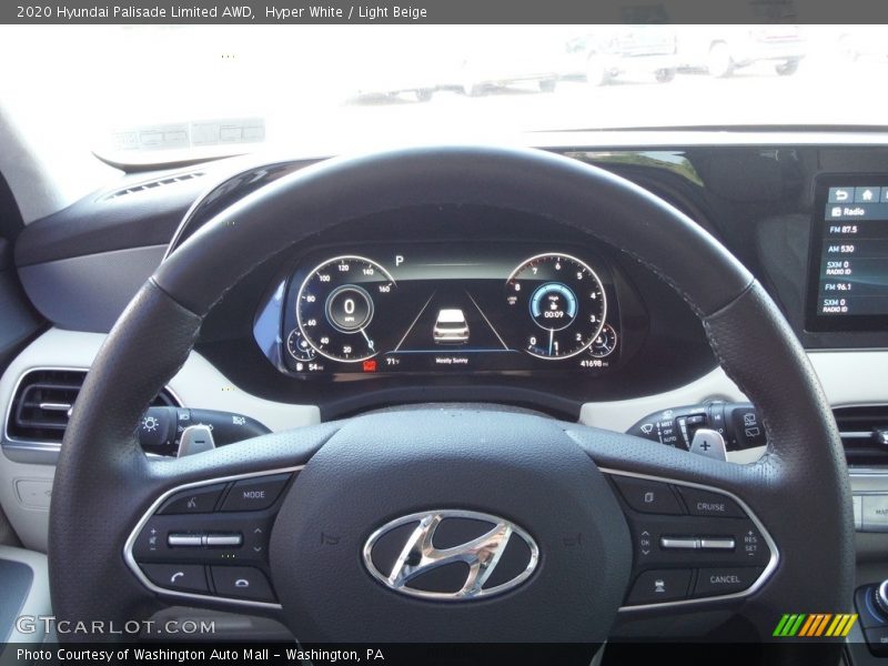 Hyper White / Light Beige 2020 Hyundai Palisade Limited AWD