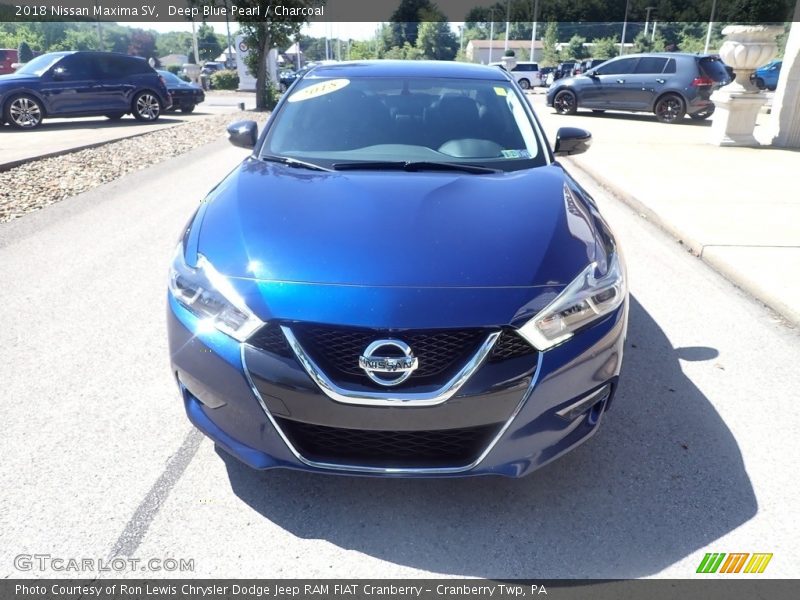 Deep Blue Pearl / Charcoal 2018 Nissan Maxima SV