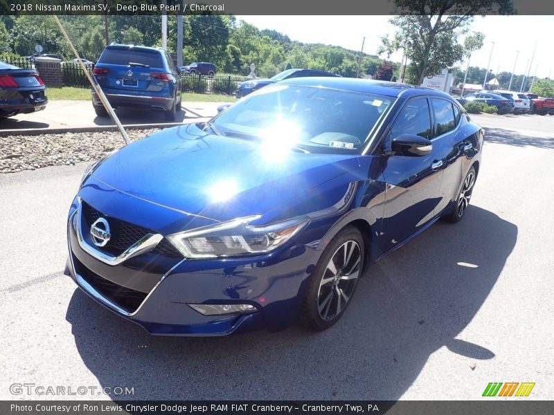 Deep Blue Pearl / Charcoal 2018 Nissan Maxima SV