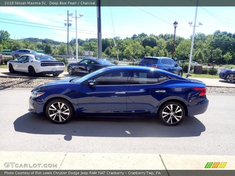 Deep Blue Pearl / Charcoal 2018 Nissan Maxima SV