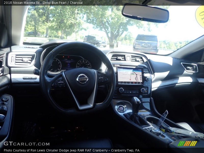 Deep Blue Pearl / Charcoal 2018 Nissan Maxima SV