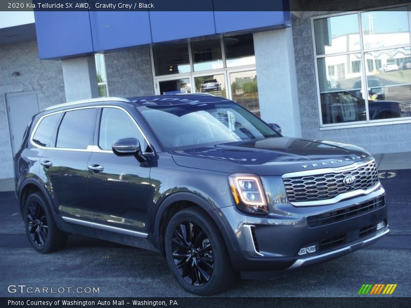 Gravity Grey / Black 2020 Kia Telluride SX AWD