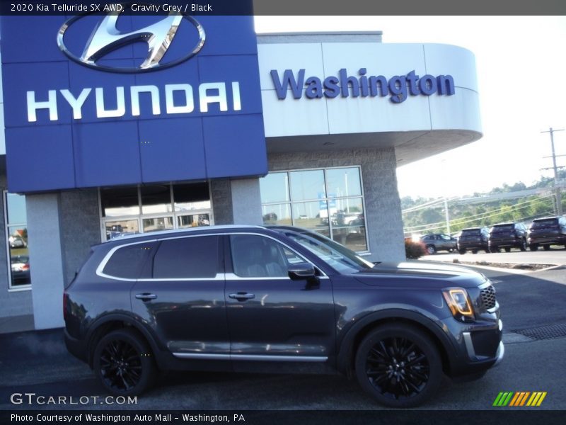 Gravity Grey / Black 2020 Kia Telluride SX AWD