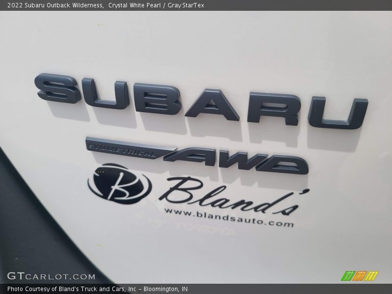 Crystal White Pearl / Gray StarTex 2022 Subaru Outback Wilderness