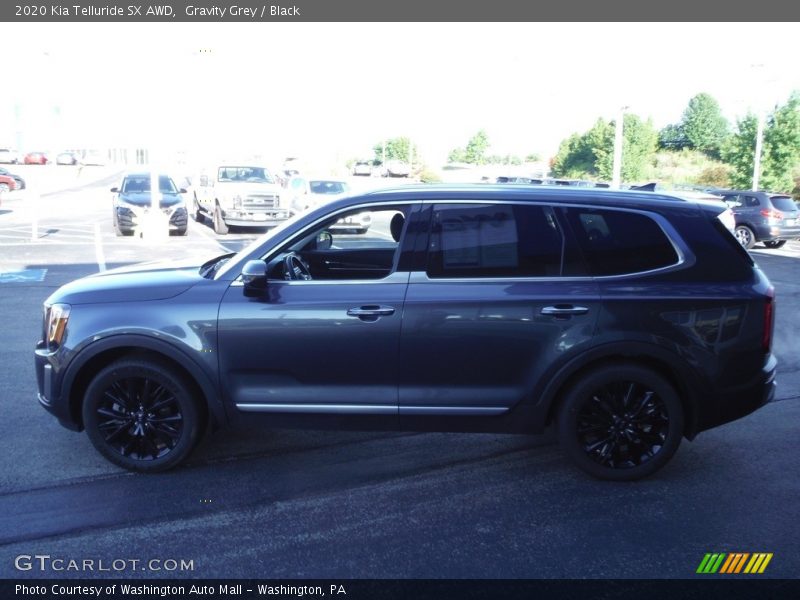 Gravity Grey / Black 2020 Kia Telluride SX AWD