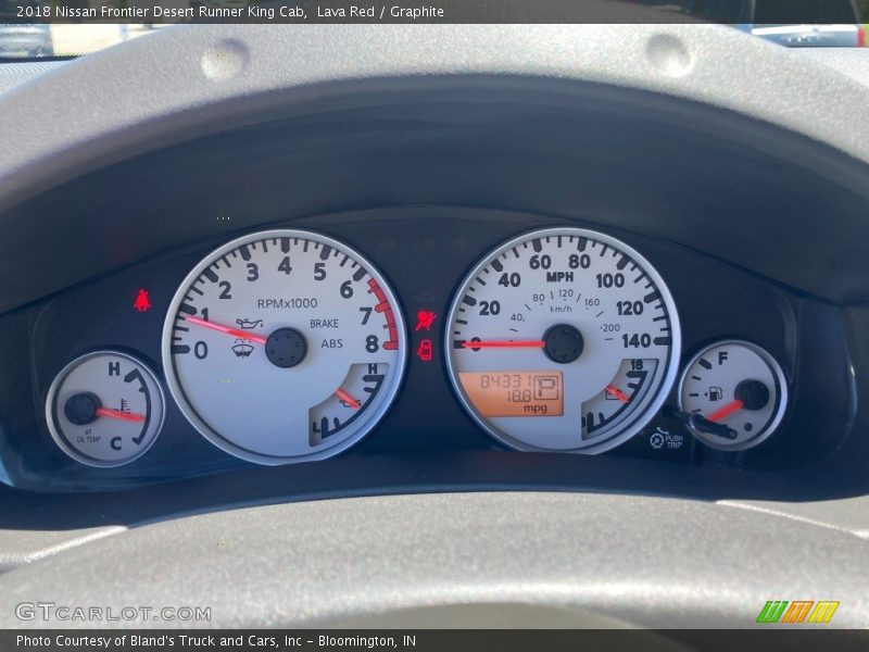  2018 Frontier Desert Runner King Cab Desert Runner King Cab Gauges