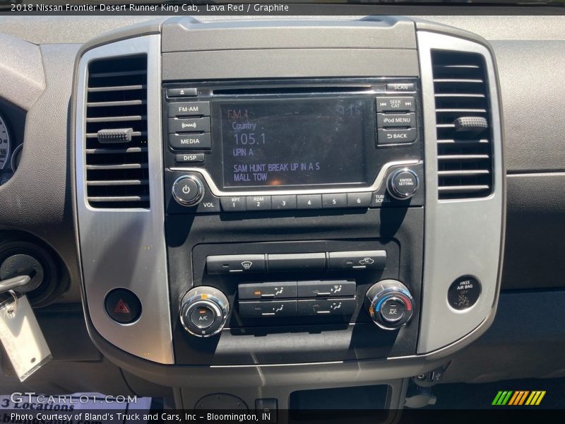 Controls of 2018 Frontier Desert Runner King Cab