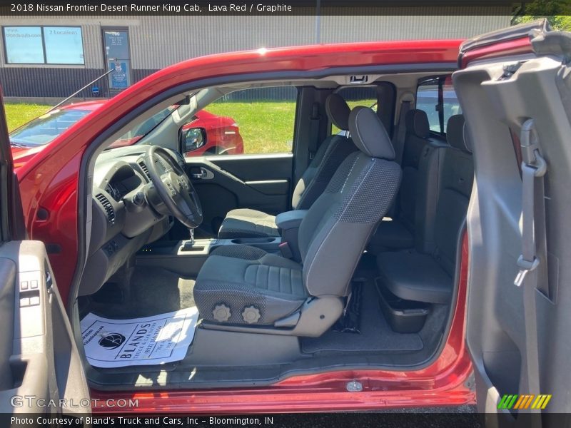  2018 Frontier Desert Runner King Cab Graphite Interior