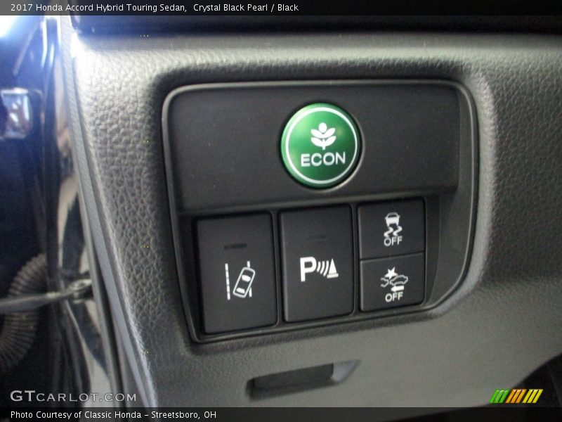 Crystal Black Pearl / Black 2017 Honda Accord Hybrid Touring Sedan