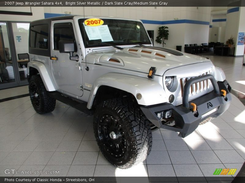 Bright Silver Metallic / Dark Slate Gray/Medium Slate Gray 2007 Jeep Wrangler Sahara 4x4