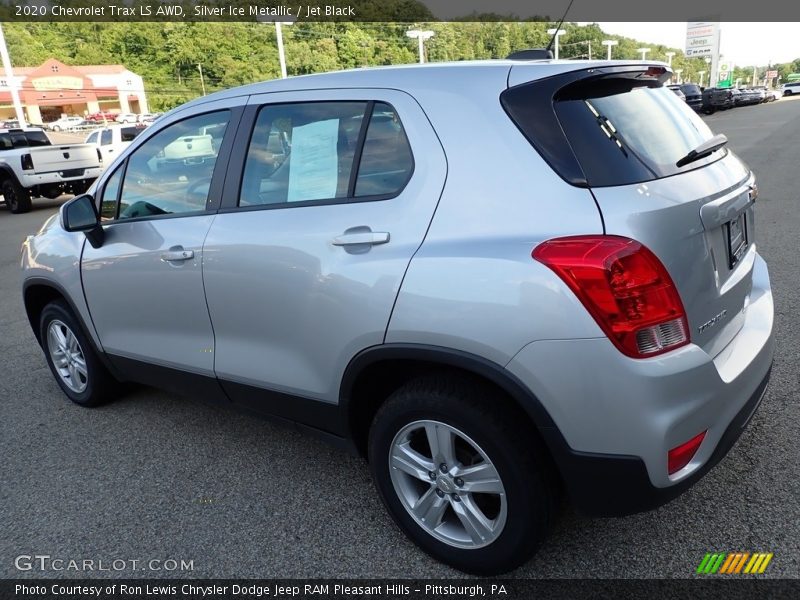 Silver Ice Metallic / Jet Black 2020 Chevrolet Trax LS AWD