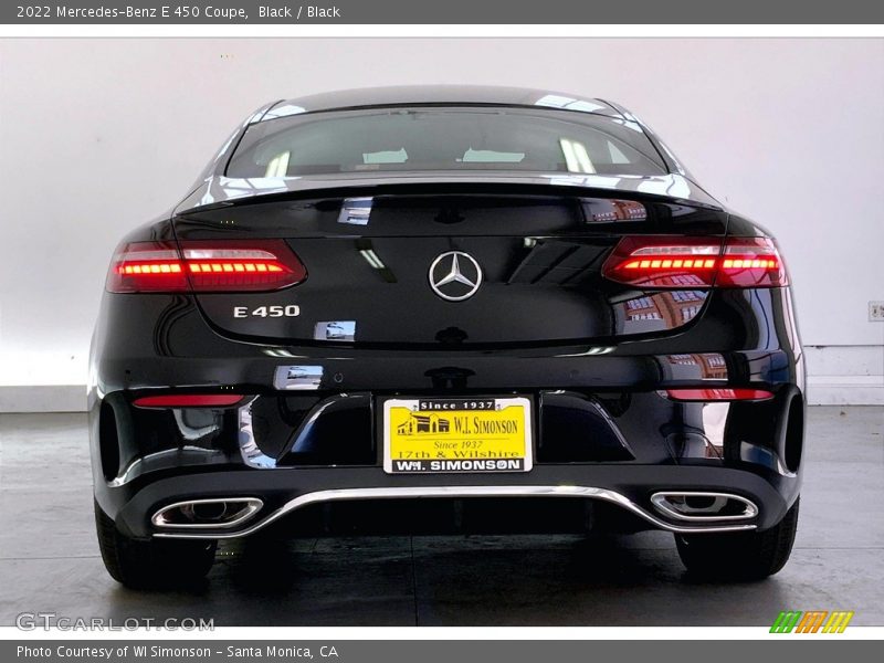 Black / Black 2022 Mercedes-Benz E 450 Coupe