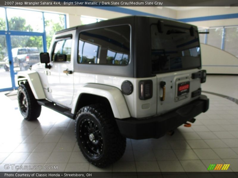 Bright Silver Metallic / Dark Slate Gray/Medium Slate Gray 2007 Jeep Wrangler Sahara 4x4
