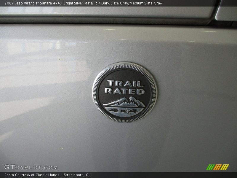 Bright Silver Metallic / Dark Slate Gray/Medium Slate Gray 2007 Jeep Wrangler Sahara 4x4