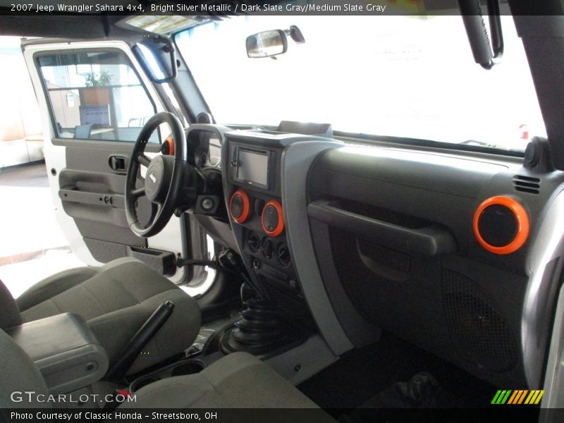 Bright Silver Metallic / Dark Slate Gray/Medium Slate Gray 2007 Jeep Wrangler Sahara 4x4
