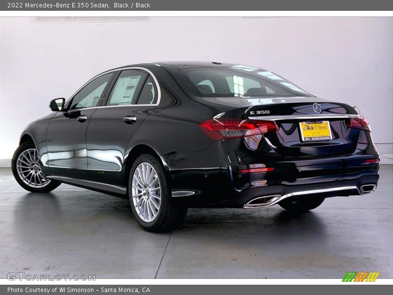 Black / Black 2022 Mercedes-Benz E 350 Sedan