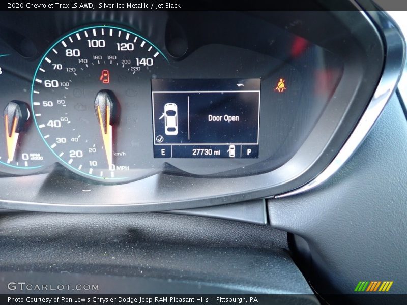 Silver Ice Metallic / Jet Black 2020 Chevrolet Trax LS AWD