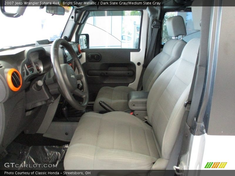Bright Silver Metallic / Dark Slate Gray/Medium Slate Gray 2007 Jeep Wrangler Sahara 4x4