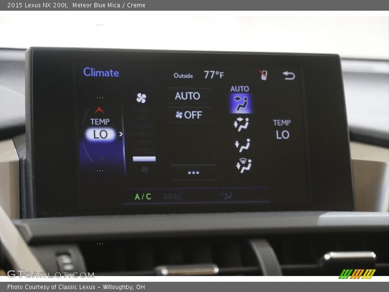 Meteor Blue Mica / Creme 2015 Lexus NX 200t