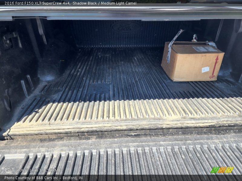 Shadow Black / Medium Light Camel 2016 Ford F150 XLT SuperCrew 4x4