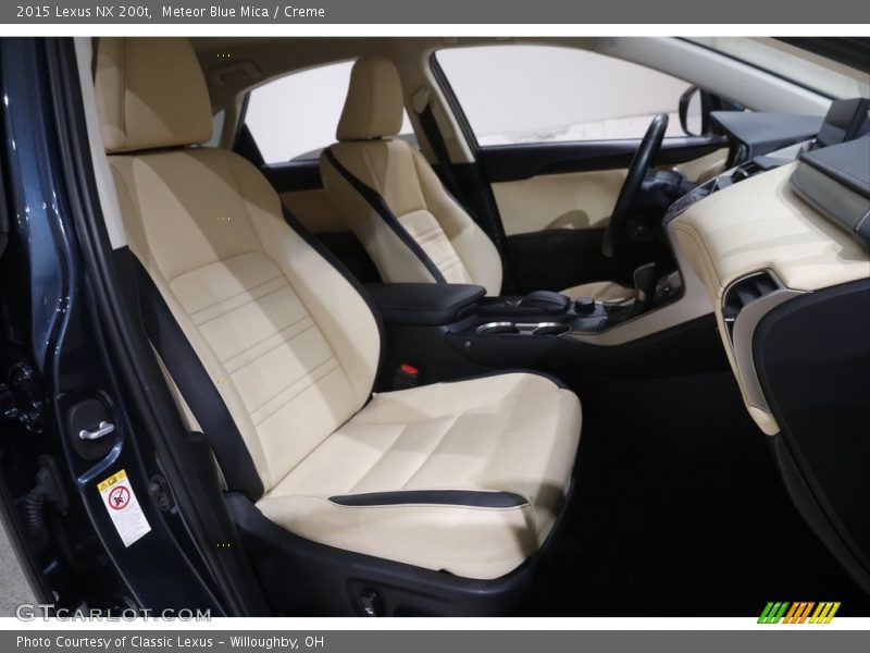 Front Seat of 2015 NX 200t