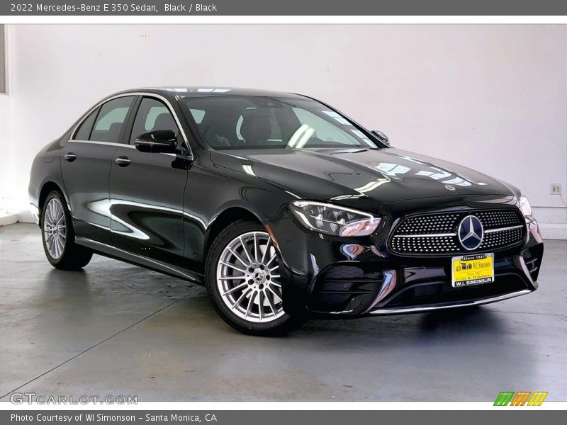 Black / Black 2022 Mercedes-Benz E 350 Sedan