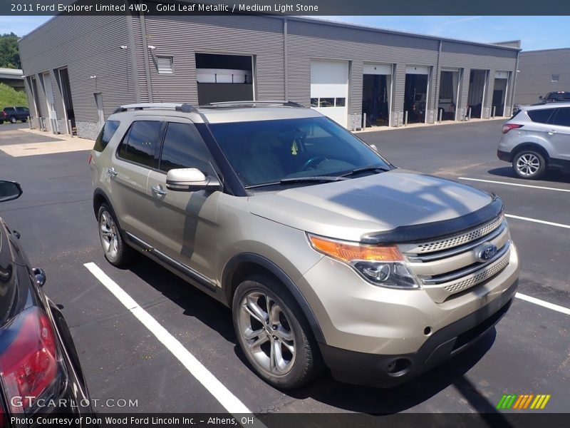 Gold Leaf Metallic / Medium Light Stone 2011 Ford Explorer Limited 4WD