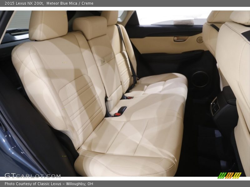 Rear Seat of 2015 NX 200t