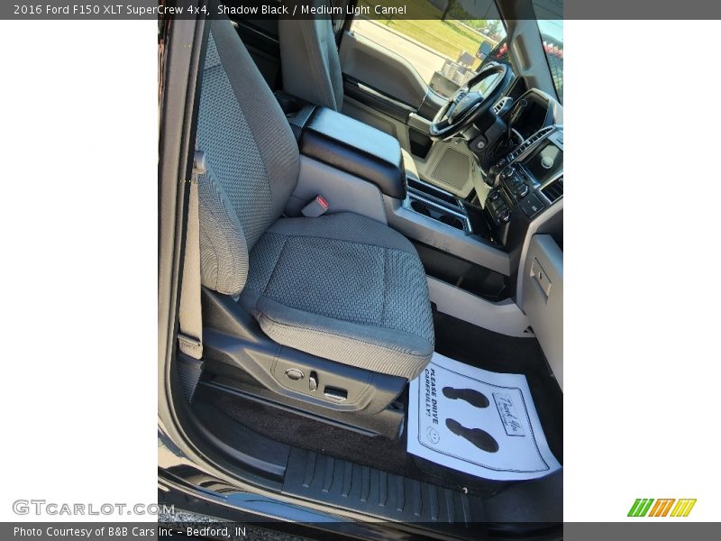 Shadow Black / Medium Light Camel 2016 Ford F150 XLT SuperCrew 4x4