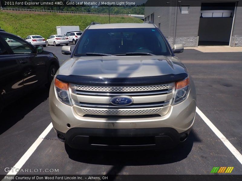 Gold Leaf Metallic / Medium Light Stone 2011 Ford Explorer Limited 4WD