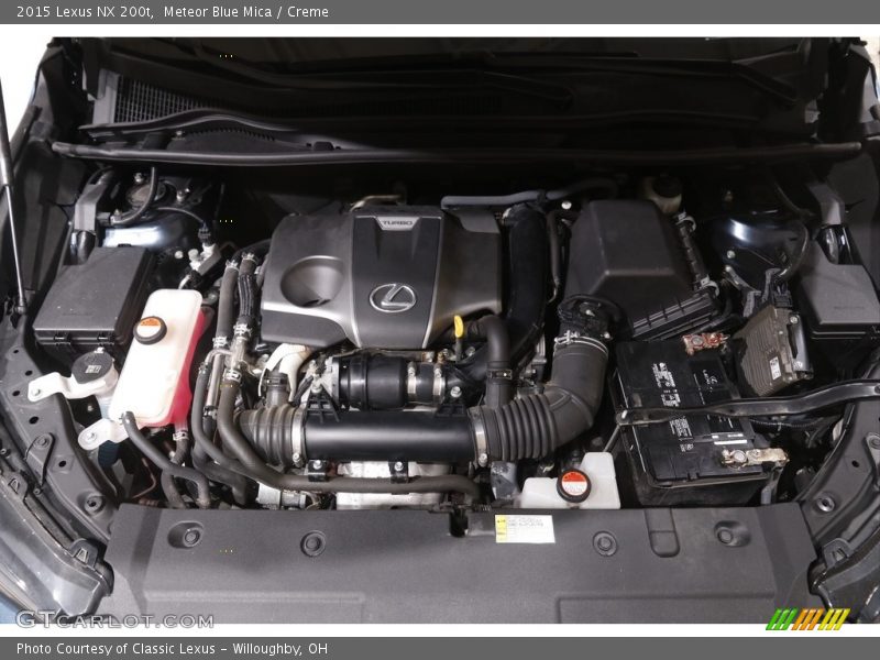  2015 NX 200t Engine - 2.0 Liter Turbocharged DOHC 16-Valve VVT-iW 4 Cylinder