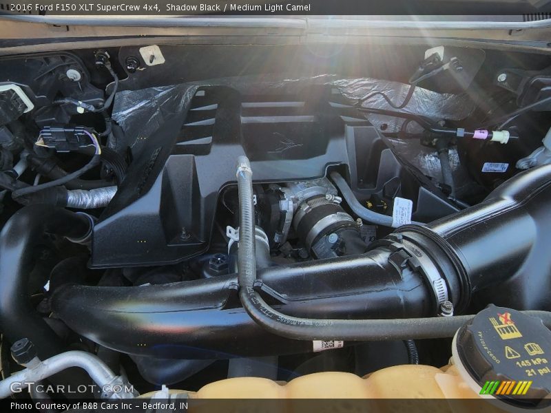 Shadow Black / Medium Light Camel 2016 Ford F150 XLT SuperCrew 4x4