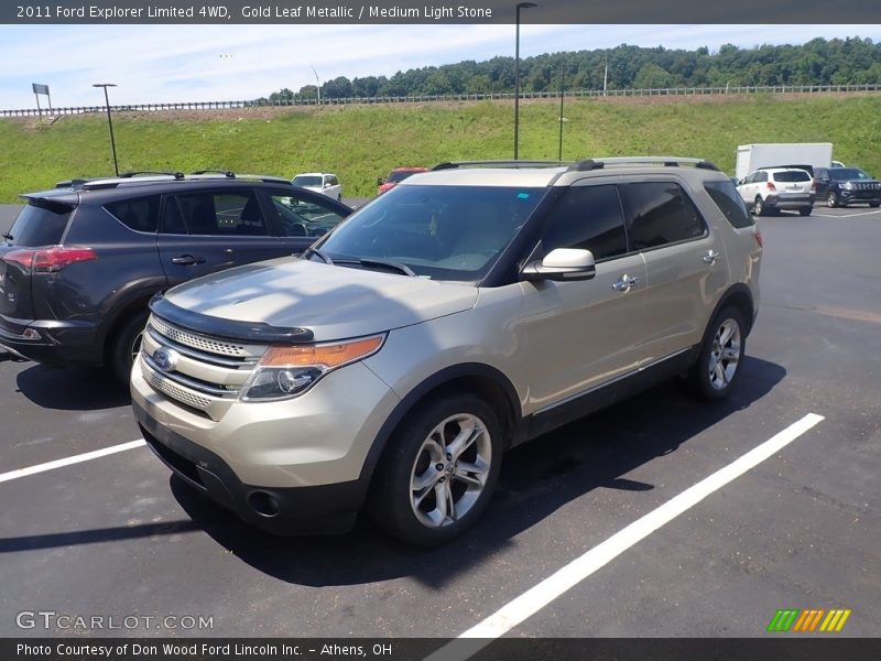 Gold Leaf Metallic / Medium Light Stone 2011 Ford Explorer Limited 4WD