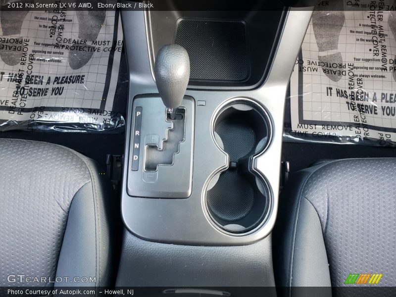 Ebony Black / Black 2012 Kia Sorento LX V6 AWD