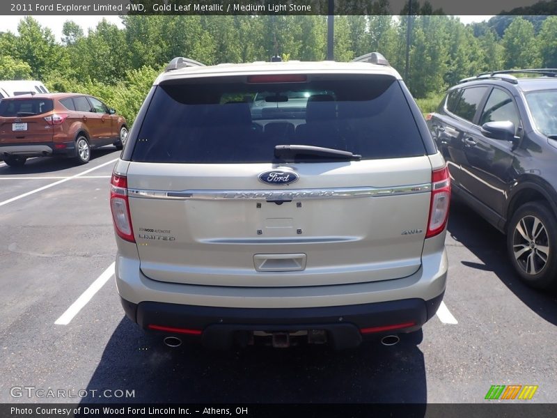 Gold Leaf Metallic / Medium Light Stone 2011 Ford Explorer Limited 4WD
