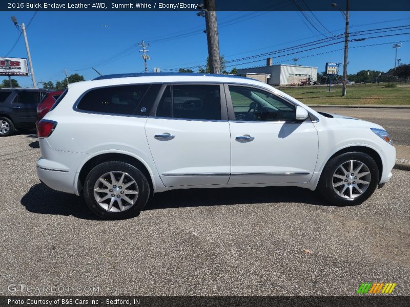 Summit White / Ebony/Ebony 2016 Buick Enclave Leather AWD