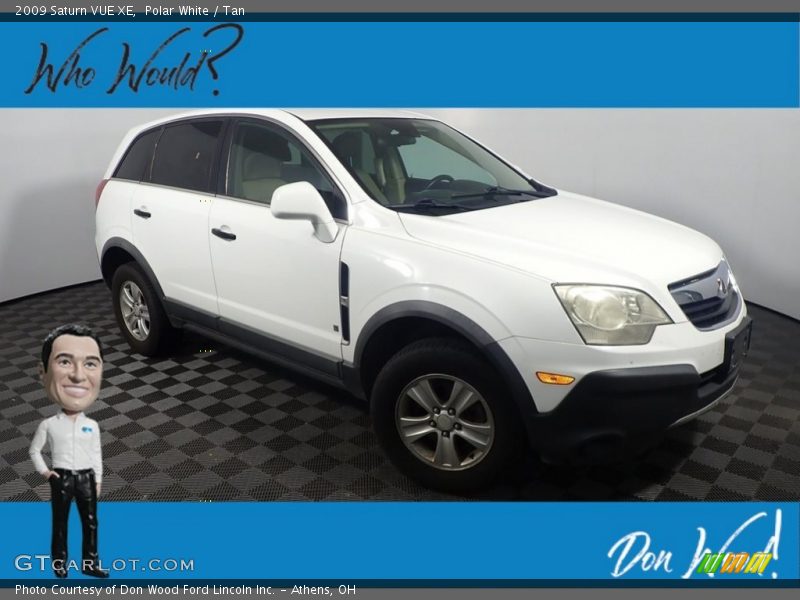 Polar White / Tan 2009 Saturn VUE XE