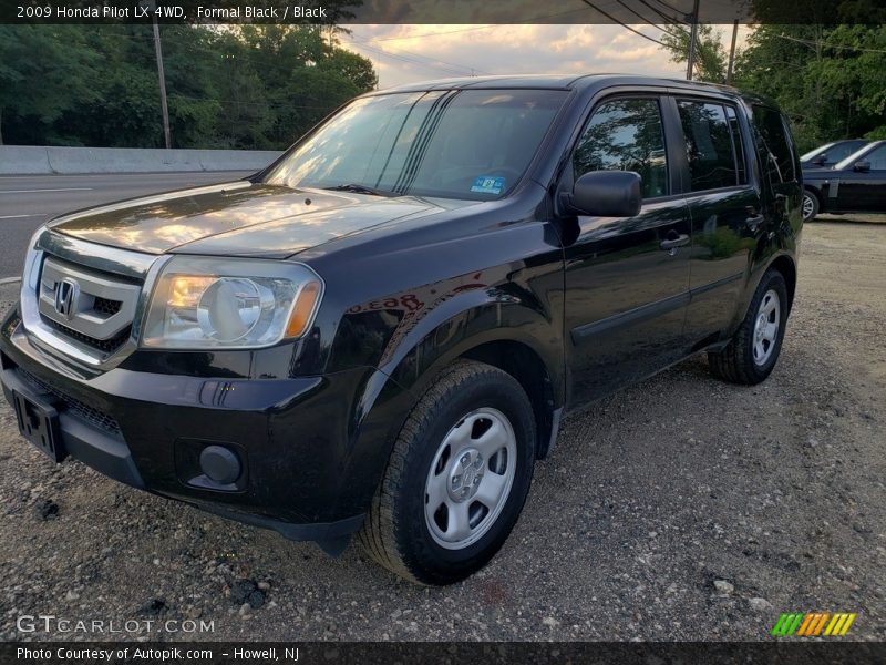 Formal Black / Black 2009 Honda Pilot LX 4WD